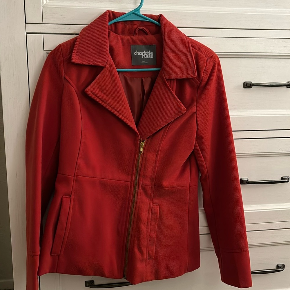 Orange Charlotte Russe Jacket Small